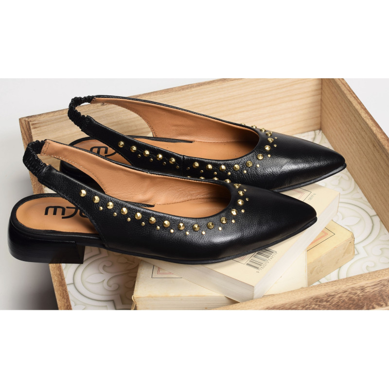 T98104 Noir, Slingback MJUS