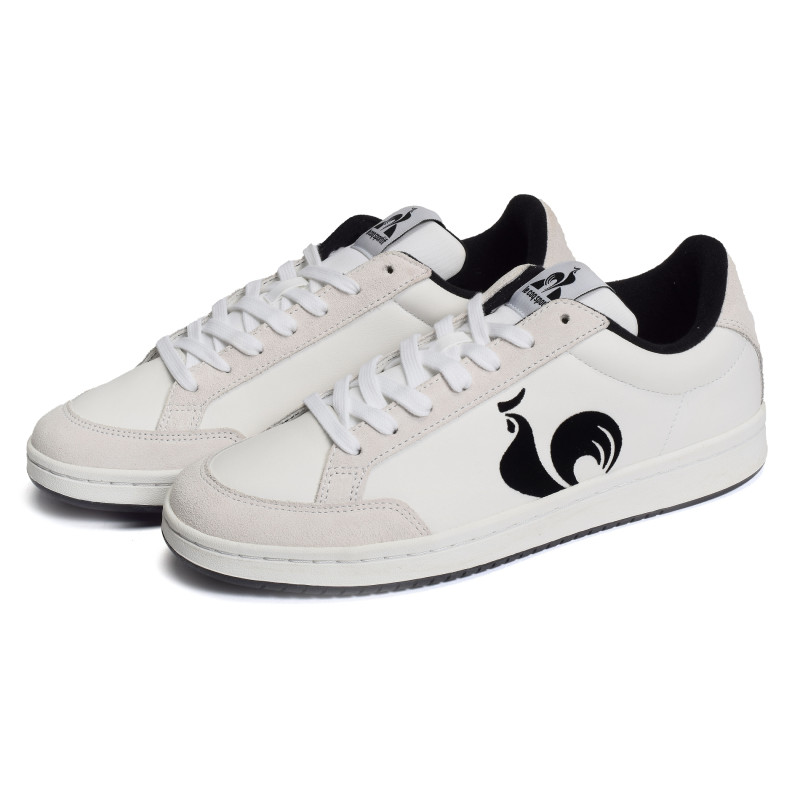 LCS COURT ROOSTER Blanc Noir, Sneakers basses Le Coq Sportif