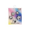 MONOCHROME SILVER FLOWERS Argent, Bijoux de chaussures Crocs