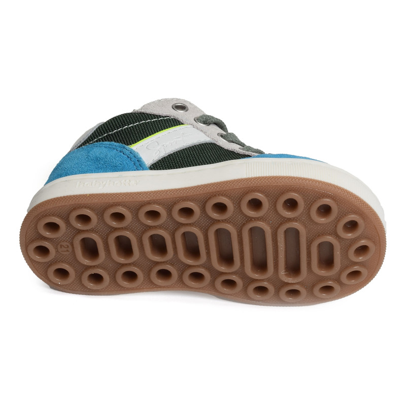 FRISBEE Blanc Multicolore, Chaussures à Lacets Babybotte