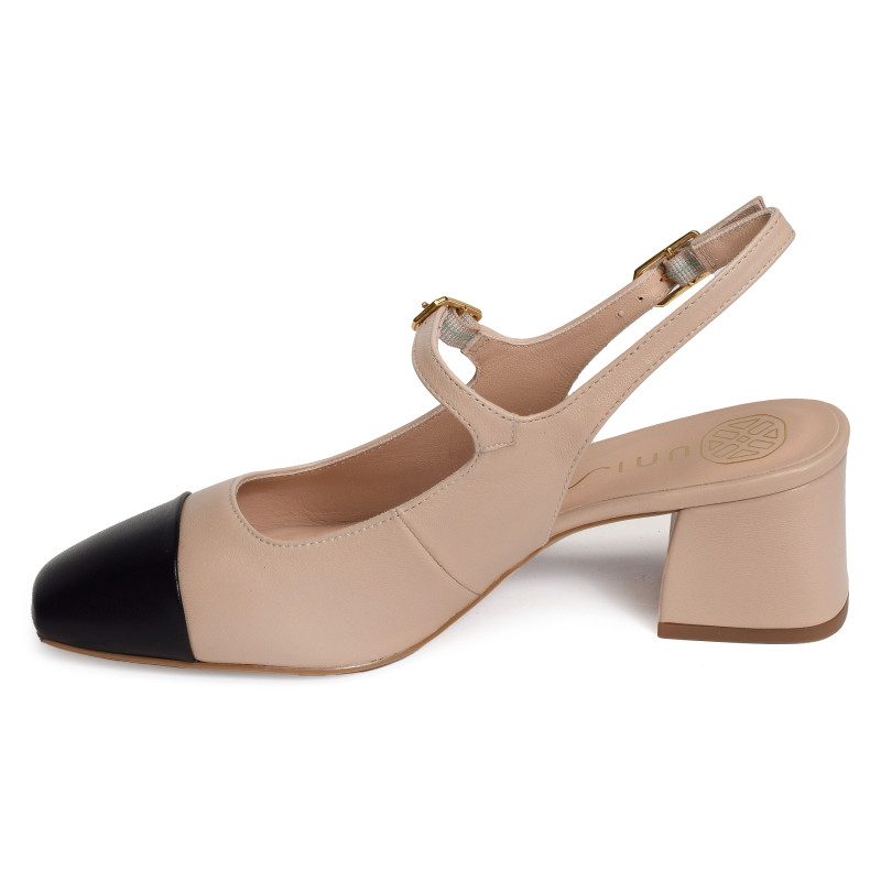 LUMIS Beige Noir, Slingback Unisa