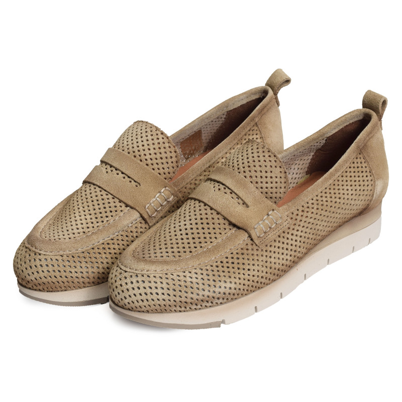 BACANTE Beige, Mocassins Folie's