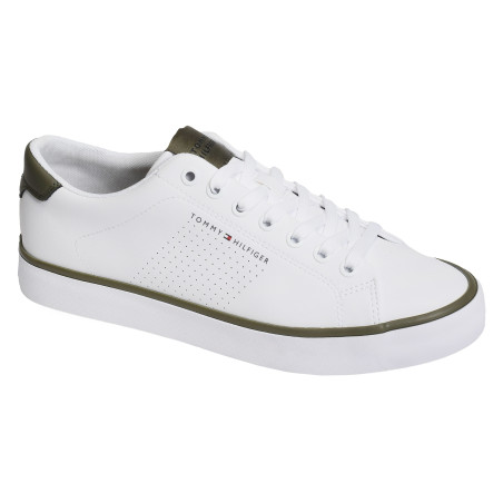 TH HI VULC LOW CORE SEASONAL 5110 Blanc Kaki, Sneakers basses Tommy Hilfiger