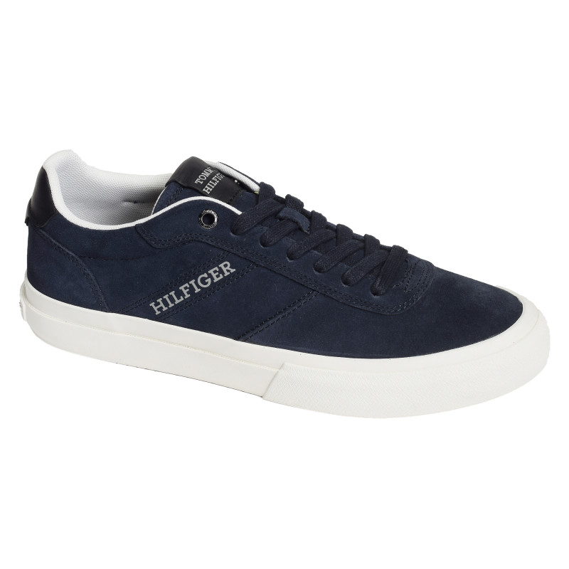 TH HI VULC LOW STREET SUEDE 5112 Marine, Sneakers basses Tommy Hilfiger