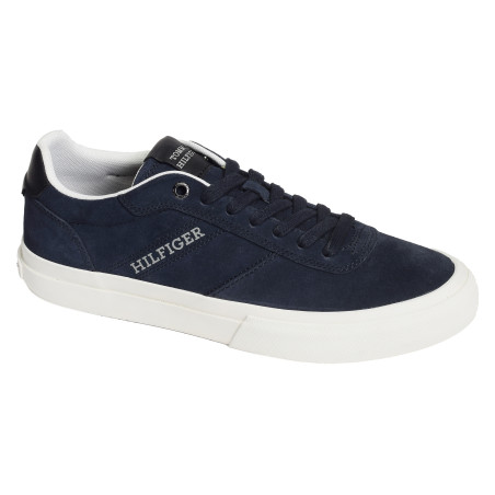 TH HI VULC LOW STREET SUEDE 5112 Marine, Sneakers basses Tommy Hilfiger