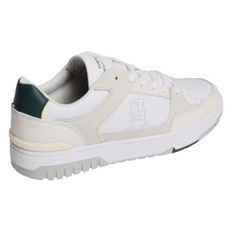 TH BASKET STREET BLOCK 5117 Blanc, Sneakers basses Tommy Hilfiger