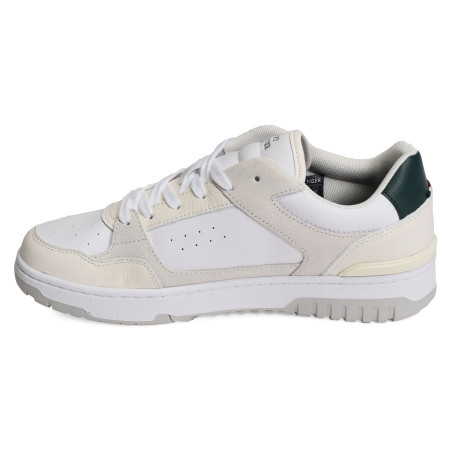 TH BASKET STREET BLOCK 5117 Blanc, Sneakers basses Tommy Hilfiger