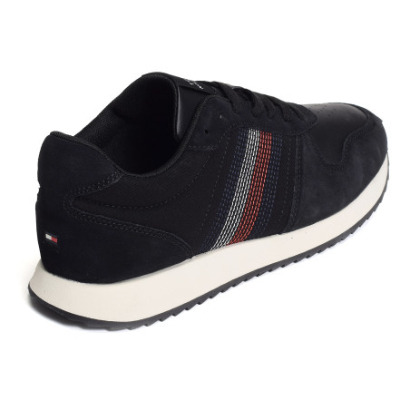 RUNNER EVO MIX STITCH 5122 Noir, Baskets running Tommy Hilfiger