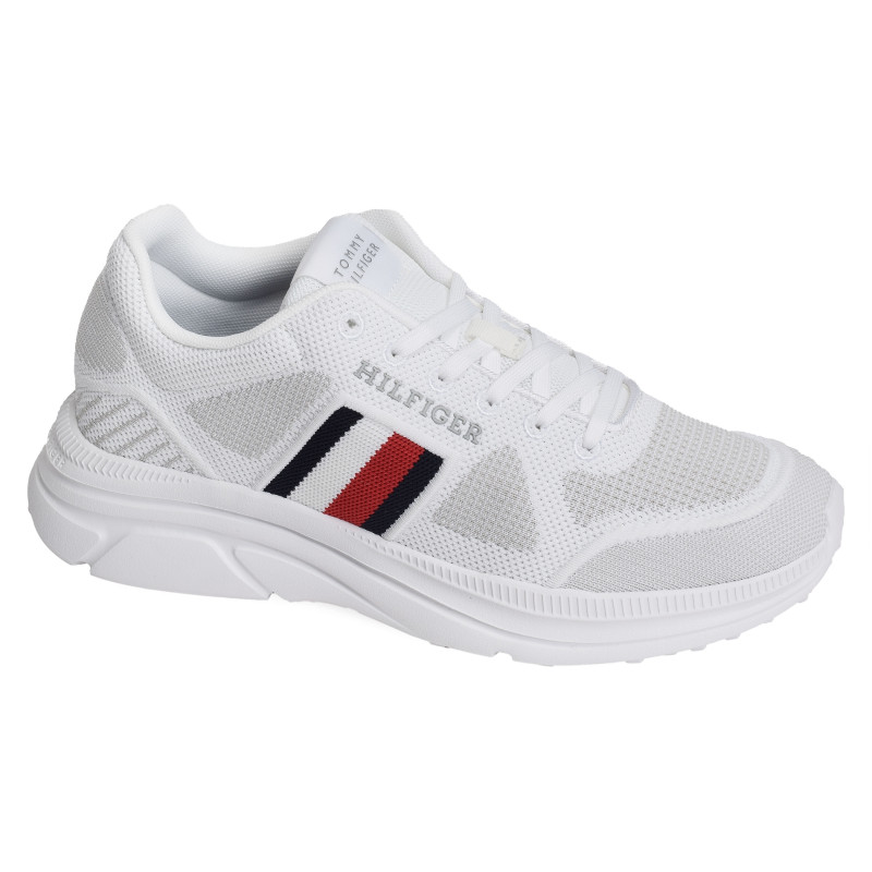 MODERN RUNNER KNIT EVO ESS 5245 Blanc, Baskets running Tommy Hilfiger