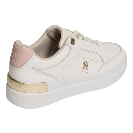 LUX HARDWARE COURT SNEAKER 7997 Ecru, Sneakers basses Tommy Hilfiger