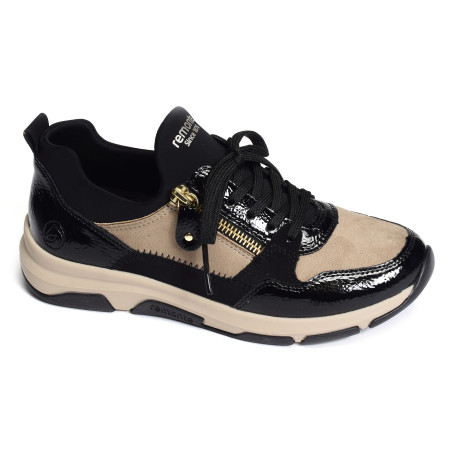 D1S02 Noir Beige, Baskets running Remonte