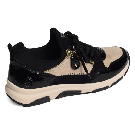 D1S02 Noir Beige, Baskets running Remonte