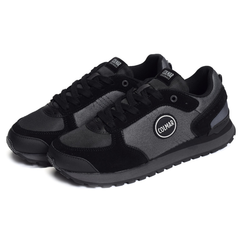 TRAVIS DARK Noir, Baskets running Colmar