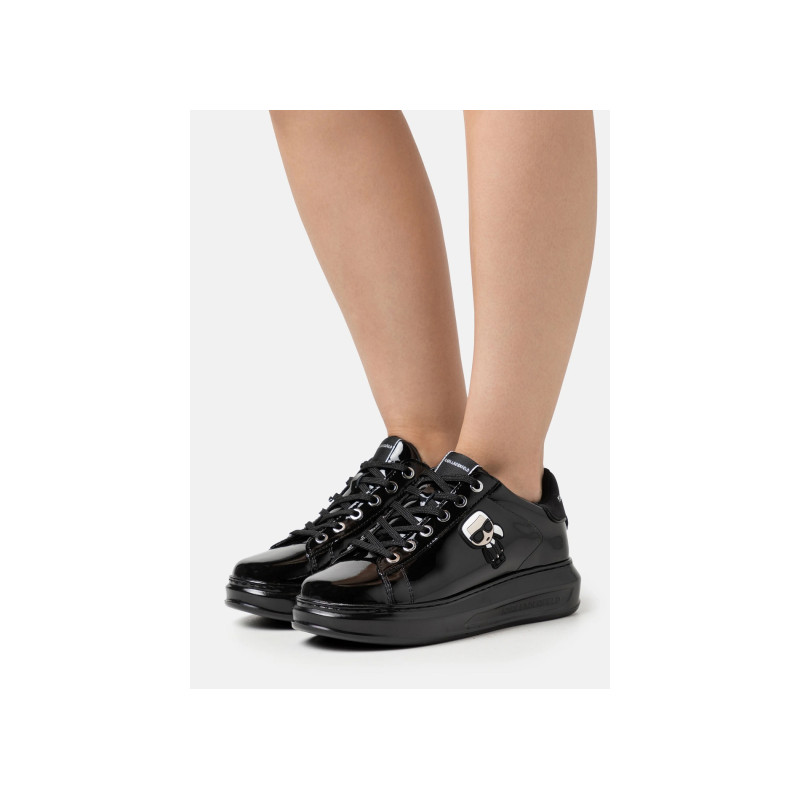 KAPRI NTF SHINE Verni Noir, Sneakers basses Karl Lagerfeld