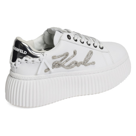 KREEPER LO SIGNIA Blanc, Sneakers basses Karl Lagerfeld