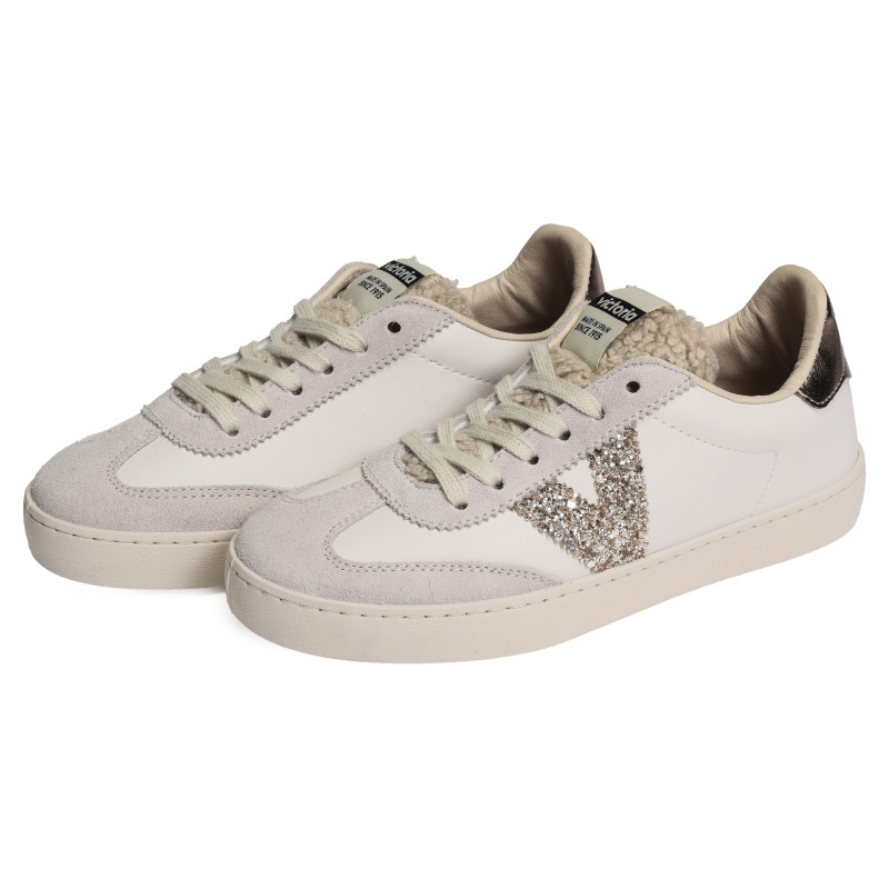 1126185 Blanc, Sneakers basses Victoria