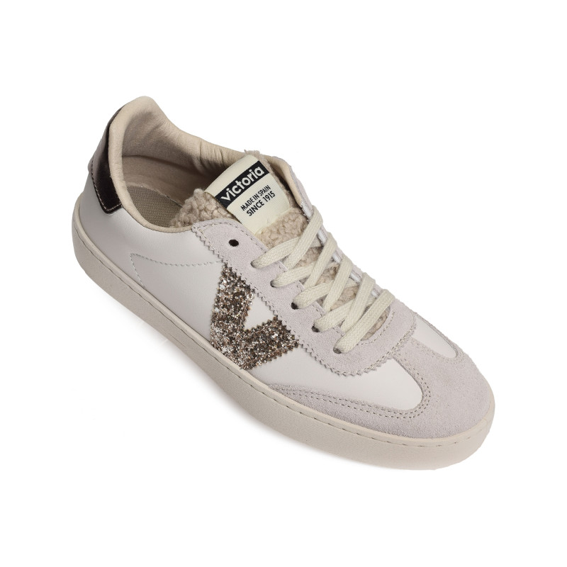 1126185 Blanc, Sneakers basses Victoria