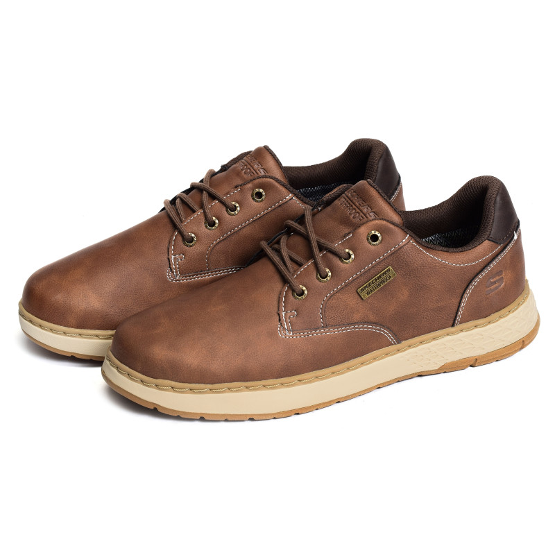 GARLAN Marron, Derbies Skechers