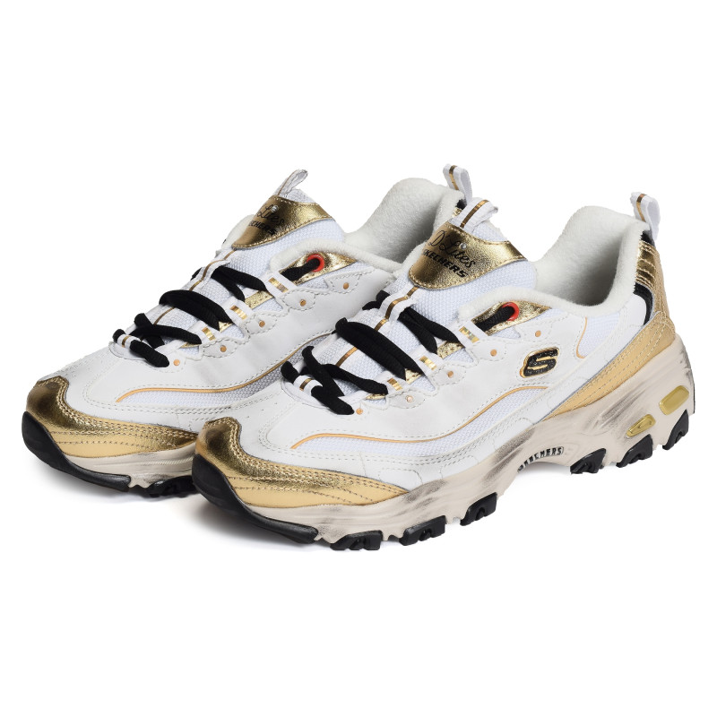 DLITES VINTAGE VISION Blanc Or, Baskets running Skechers