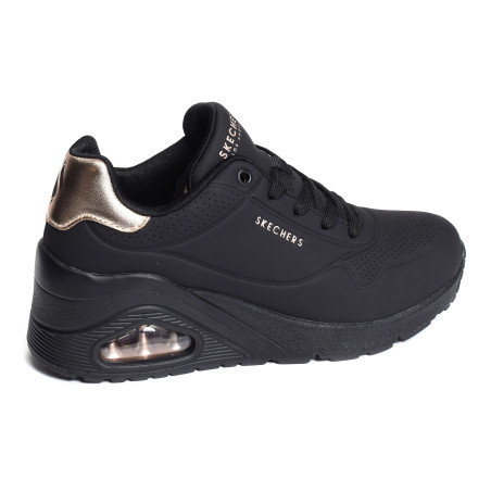 UNO WEDGE HI STEPS Noir, Baskets running Skechers