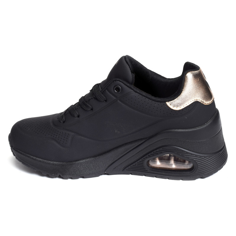 UNO WEDGE HI STEPS Noir, Baskets running Skechers