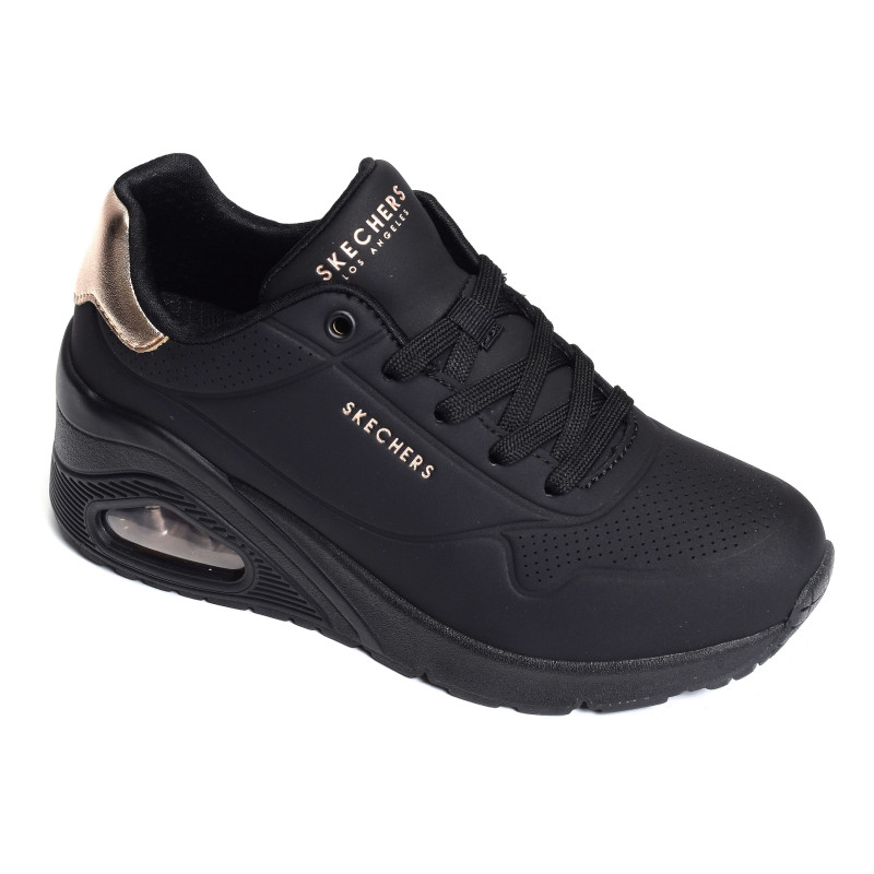 UNO WEDGE HI STEPS Noir, Baskets running Skechers