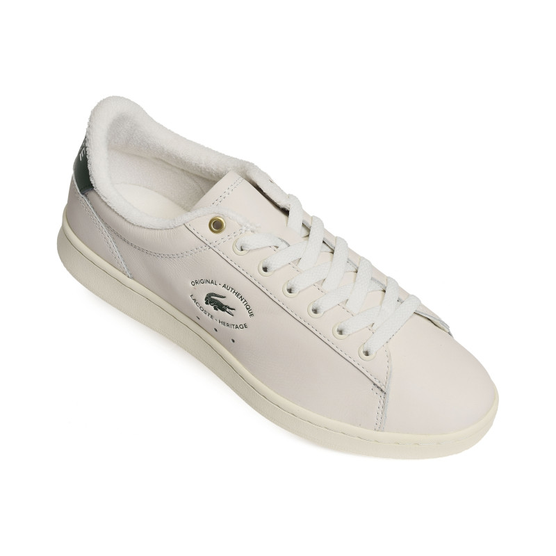 MENS CARNABY SET SNEAKERS Blanc Vert, Sneakers basses Lacoste