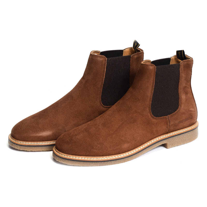 DUBLIN CHELSEA Marron, Chelsea boots Schmoove