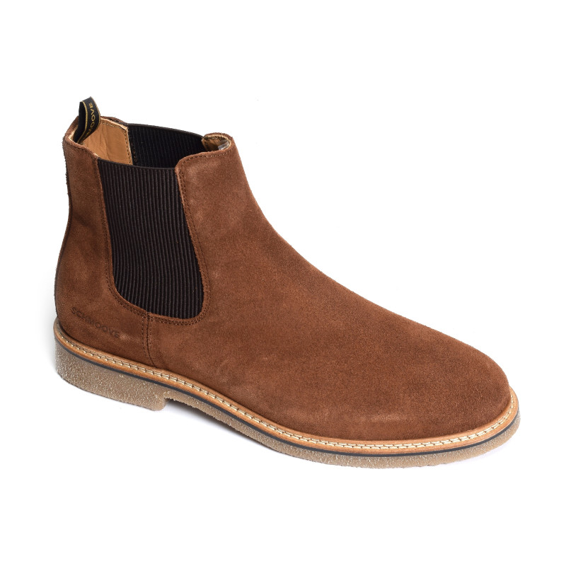 DUBLIN CHELSEA Marron, Chelsea boots Schmoove