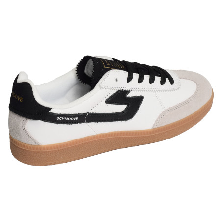 SHEFFIELD JOGGER M Blanc Noir, Sneakers basses Schmoove