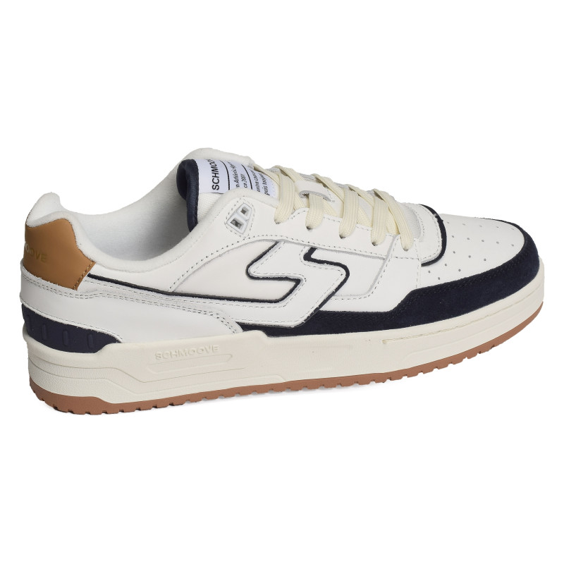 BROOKLYN COURT Blanc Marine, Sneakers basses Schmoove