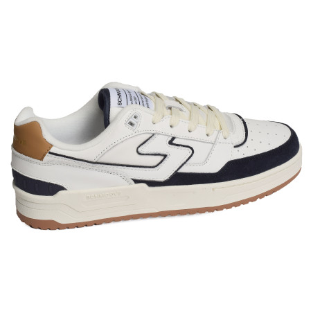 BROOKLYN COURT Blanc Marine, Sneakers basses Schmoove