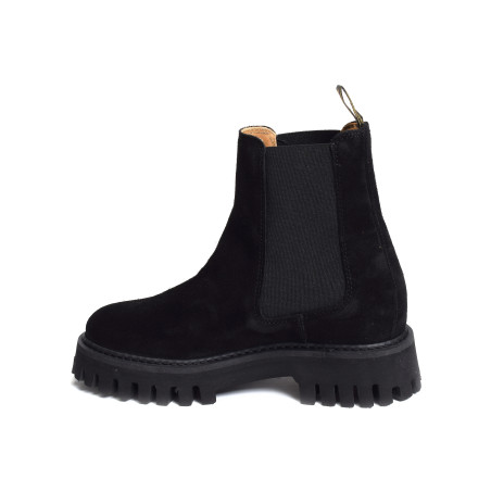 ROTTERDAM CHELSEA W Noir, Chelsea boots Schmoove