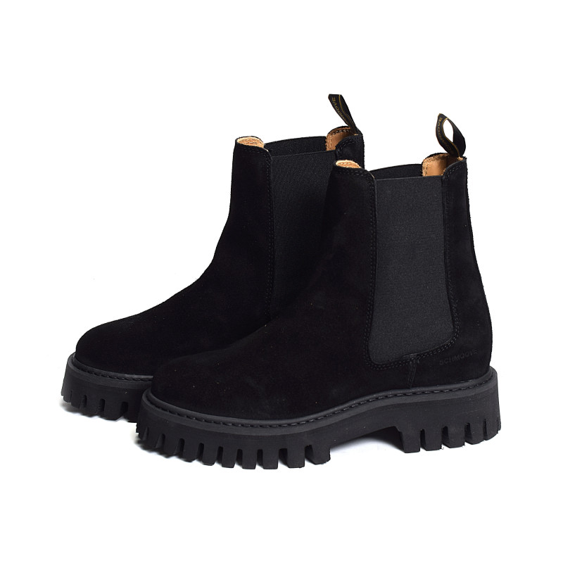 ROTTERDAM CHELSEA W Noir, Chelsea boots Schmoove