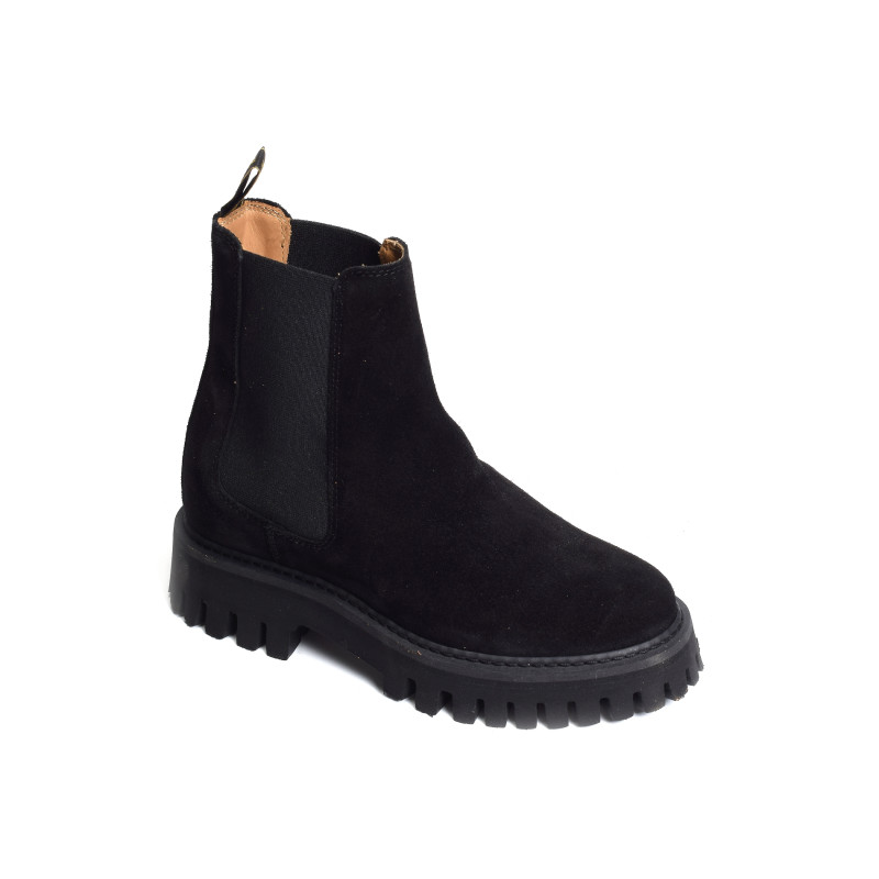 ROTTERDAM CHELSEA W Noir, Chelsea boots Schmoove