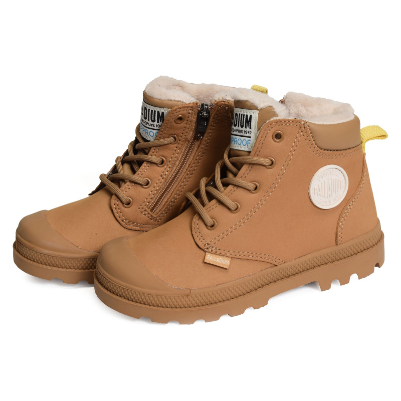 PAMPA HI CUFF WPS OZ Camel, Boots Palladium