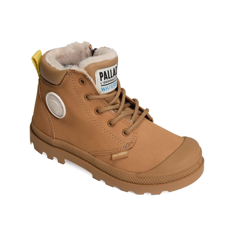 PAMPA HI CUFF WPS OZ Camel, Boots Palladium