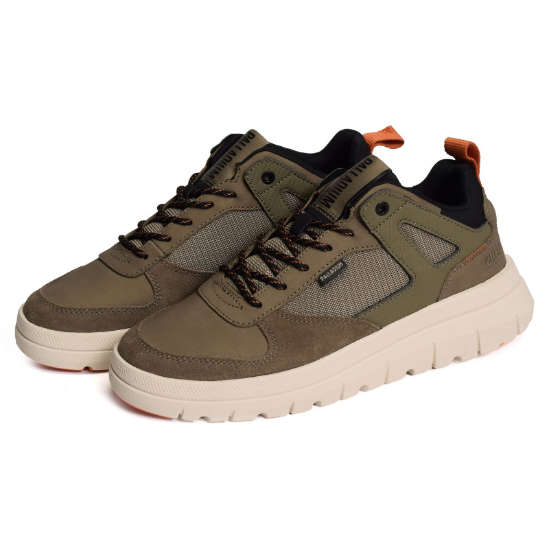 PALLAFLEX LO MIX Kaki, Sneakers basses Palladium