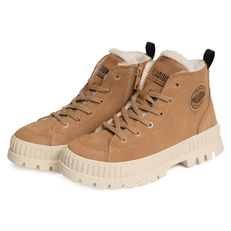 PALLASHOCK ZIP WARM Camel, Boots Palladium