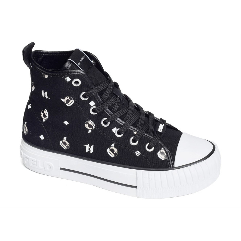 KAMPUS MAX MULTIKONIC Noir Noir, Baskets montantes Karl Lagerfeld