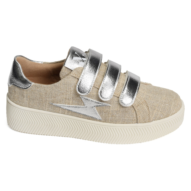 WISSEM Beige Argent, Sneakers basses Vanessa Wu