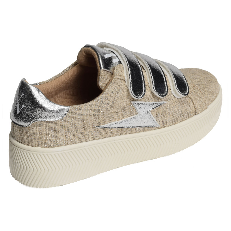 WISSEM Beige Argent, Sneakers basses Vanessa Wu