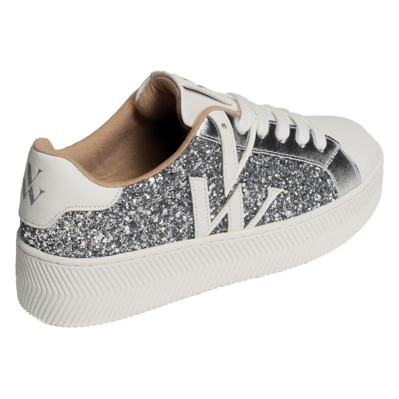 ESTELLE Blanc Argent, Sneakers basses Vanessa Wu