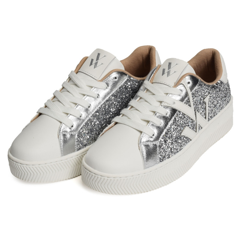 ESTELLE Blanc Argent, Sneakers basses Vanessa Wu