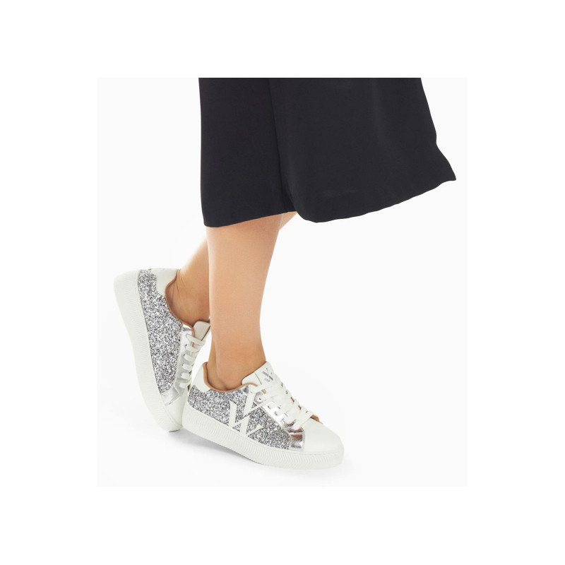 ESTELLE Blanc Argent, Sneakers basses Vanessa Wu