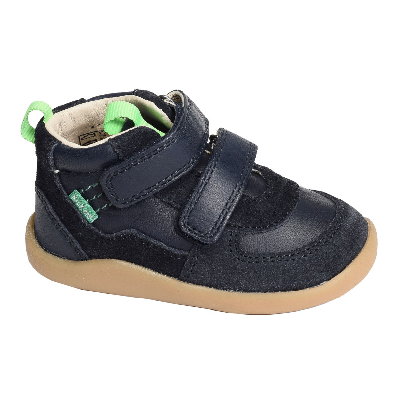 KICKFRESHO BOY Marine, Chaussures à Scratch Kickers