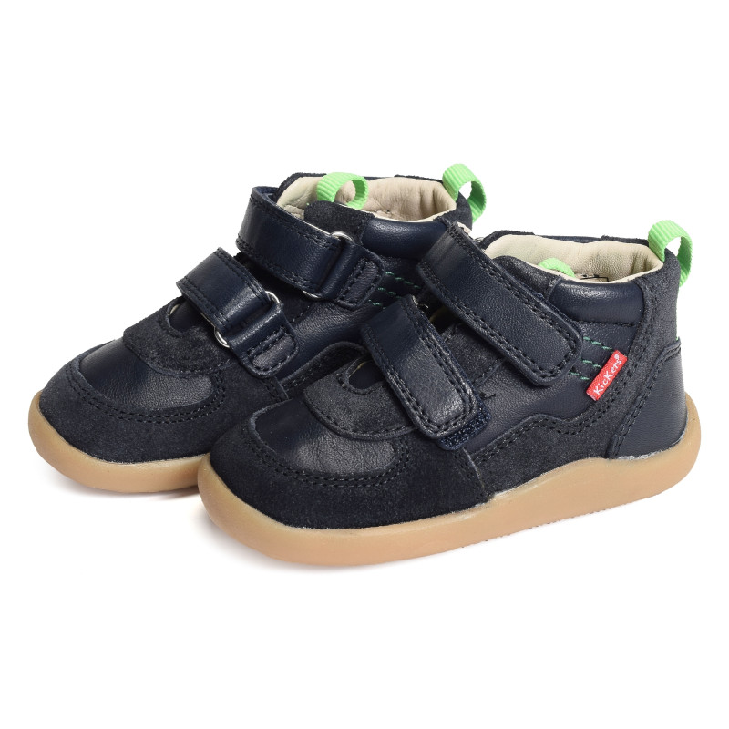 KICKFRESHO BOY Marine, Chaussures à Scratch Kickers