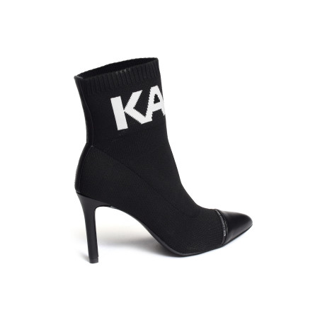 PANDARA HI KNIT Noir, Bottines Karl Lagerfeld