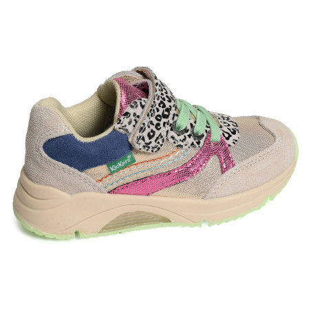 RUNRUN GIRL Multicolore, Baskets running Kickers