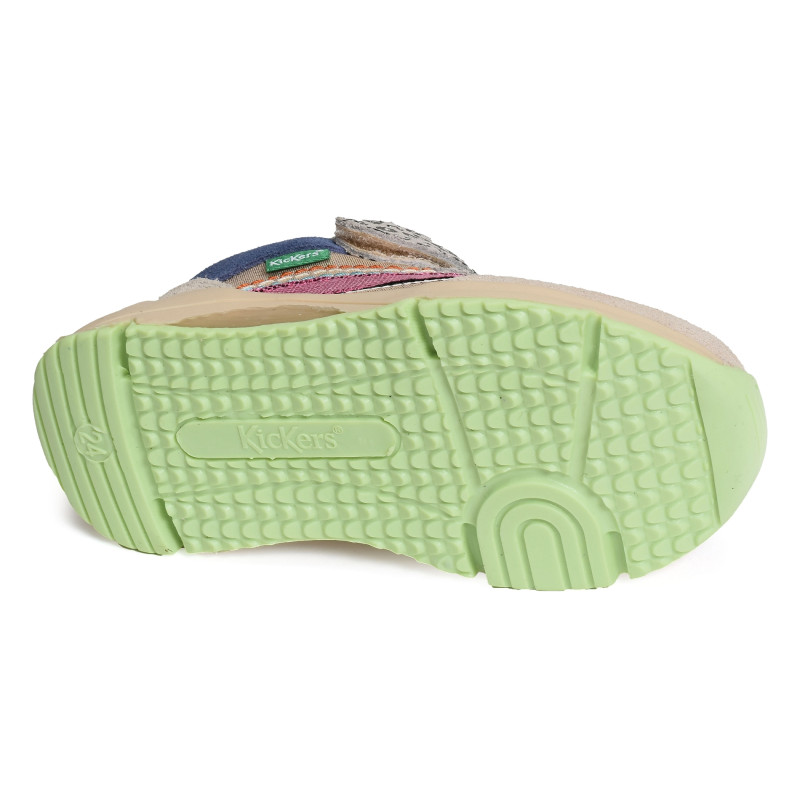 RUNRUN GIRL Multicolore, Baskets running Kickers